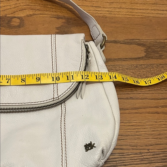 The Sak Deena Flap Elegant Cream Leather Crossbody - Picture 16 of 16